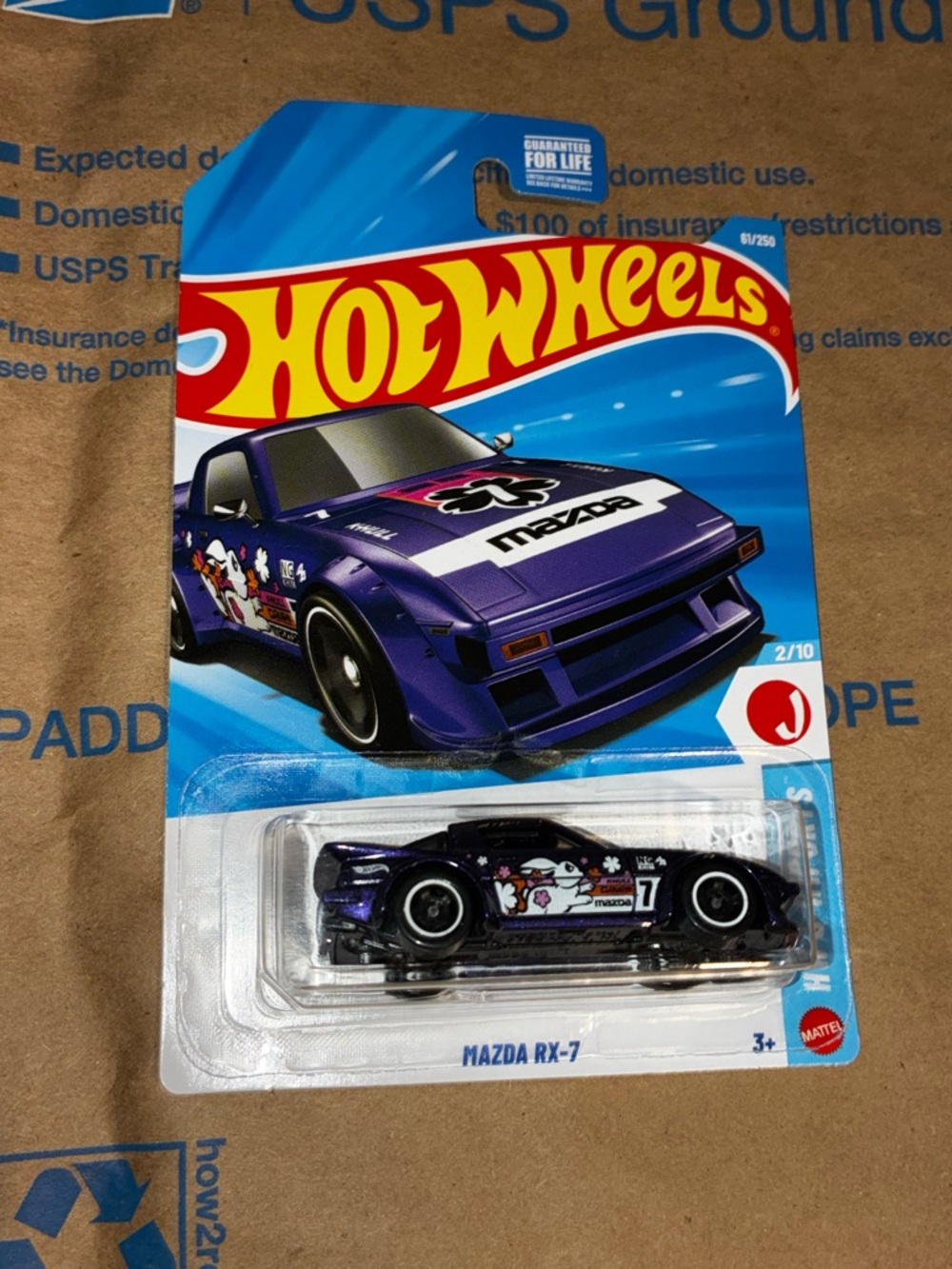 Mazda RX-7 Hot Wheels Car - Purple